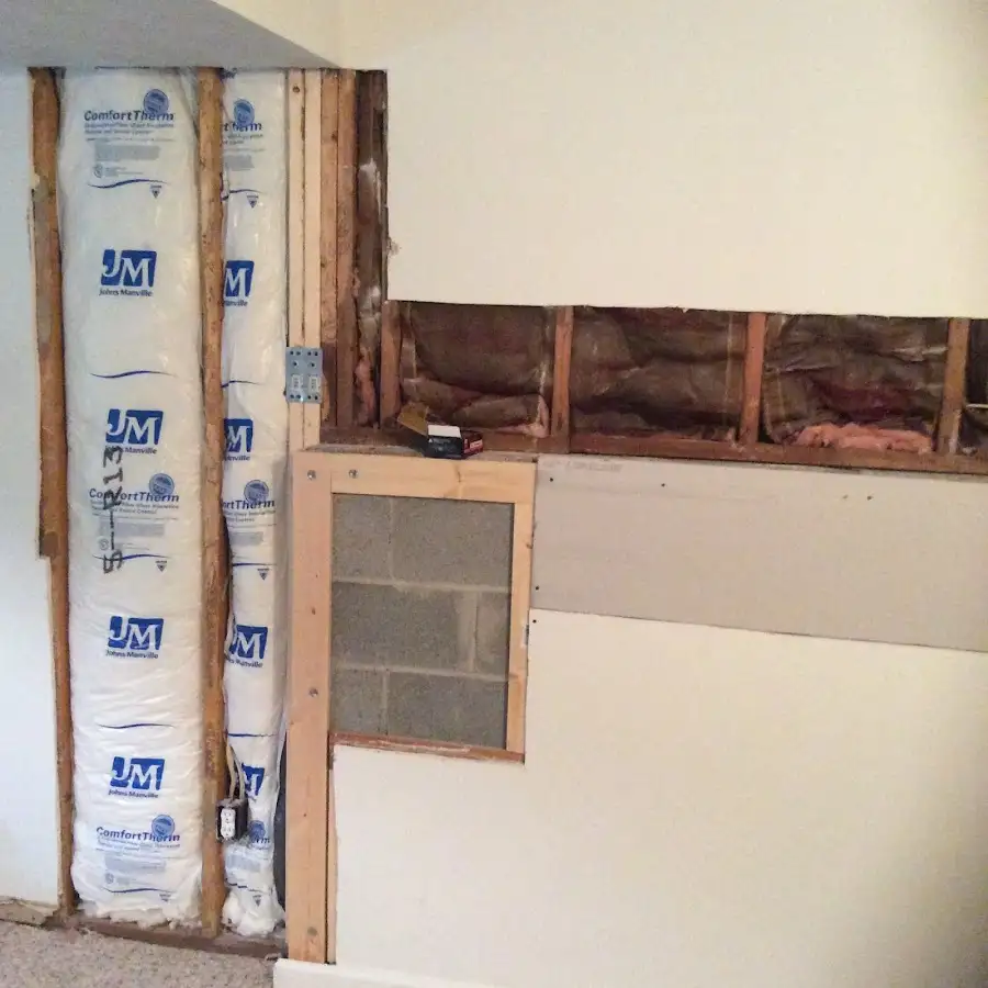 Wall insulation replacement during Odor Removal & Deodorization in Shafter